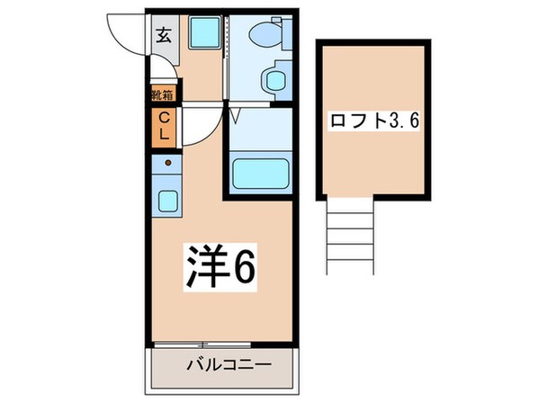 ＯＲＯ白楽A棟の物件間取画像